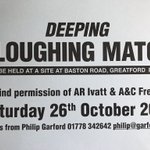 Photo by Deeping Ploughing Match (@DeepingMatch)