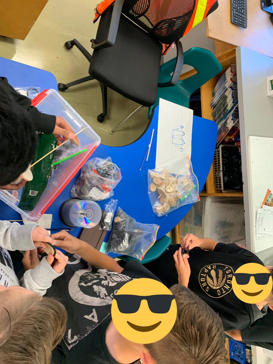 renthestem's tweet photo. Starting off the STEM year right with a Rubber Band Car challenge. Loved to see the collaboration and discussion right away! #GandySTEM https://t.co/PgO97px7Ey
