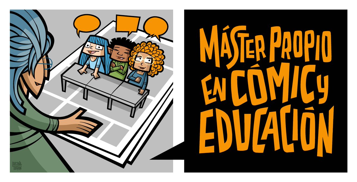 Ya está abierta la matrícula para la primera edición del Máster en Cómic y Educación. postgrado.adeituv.es/es/cursos/area…
Un máster propio de <a href="/UV_EG/">Universitat València</a> en el que se formará sobre las posibilidades educativas del cómic en el aula.