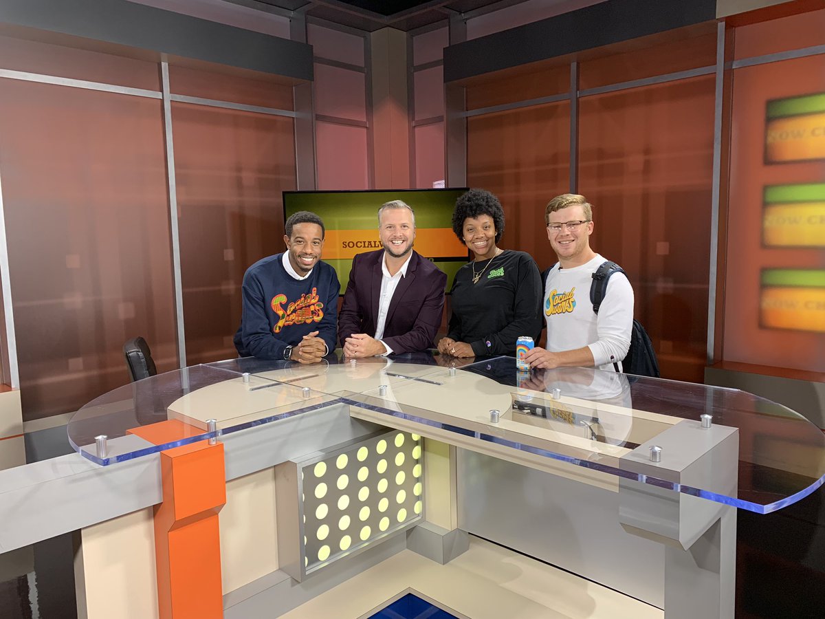 SocialWorks's tweet photo. We can’t stop talking about #MyStateofMind this morning! Check out our Exec Director & MSOM Project Manager, Justin & Nick, on @MeTV with @JonHansenTV airing this Sunday 9/8 at 6:30am! They’ll be discussing all we’re up to here at SocialWorks with #MSOM, the #MSOMColdBrew + more! https://t.co/jjlcqjJbpn