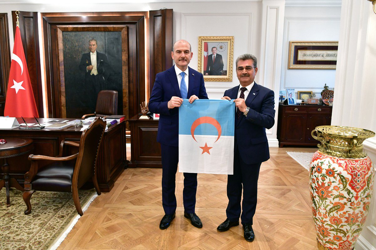 suleymansoylu's tweet photo. Suriye Türkmen Meclisi Başkanı Muhammed Vecih Cuma Beyefendi misafirimiz https://t.co/9ZHO7L0eOx