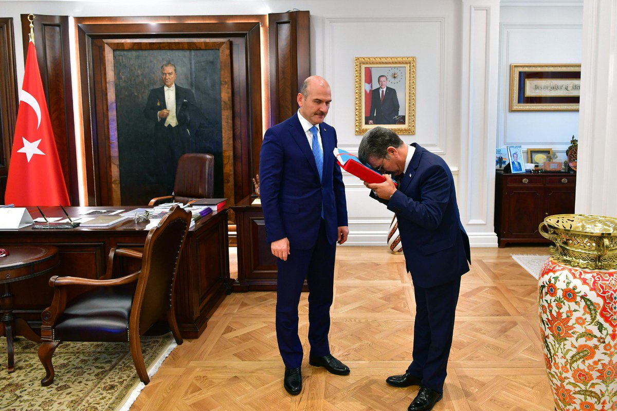 suleymansoylu's tweet photo. Suriye Türkmen Meclisi Başkanı Muhammed Vecih Cuma Beyefendi misafirimiz https://t.co/9ZHO7L0eOx