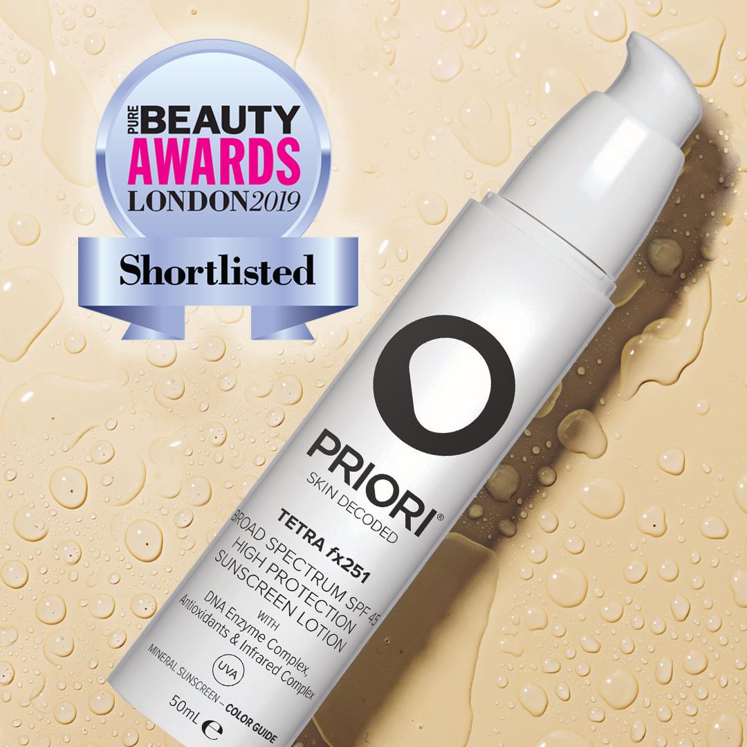 #prioriskincare has been shortlisted in this year's <a href="/PureBeautyMag/">Pure Beauty</a> Awards!

✨BEST New Natural Product - Illumination Treatment TTC
Vote 👉 bit.ly/2MVXaNg 

✨BEST New Premium Skincare Product - Tetra SPF45 Colour Guide
Vote 👉 bit.ly/2MVAjlg 

#PureBeautyAwards