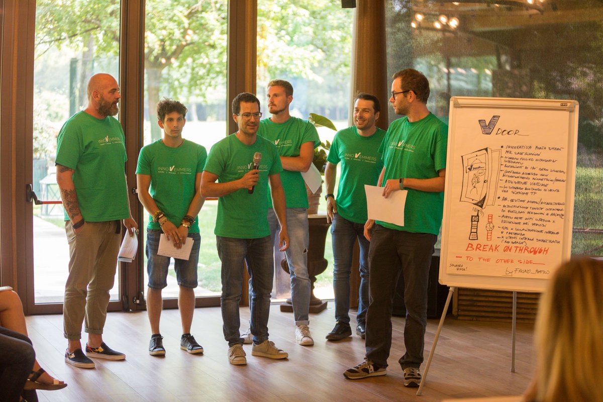 vemsistemi's tweet photo. Loro sono i ragazzi della squadra verde durante la seconda edizione di #InnoVemmers Challenge!
Un ringraziamento speciale per aver partecipato all’evento e reso questi due giorni entusiasmanti e ricchi di spunti innovativi.
#MUG @EmilBanca #MIC #InnoVEMmers #Challenge https://t.co/ooQiJvpHEm