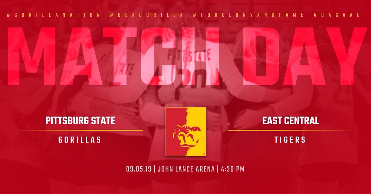 GorillasVB's tweet photo. The 2019 season begins today at 4:30 pm.

And we have free pizza for the first 100 PSU students! Just bring your student ID to grab a slice (beginning at 4:15 pm). #GorillaNation #BeAGorilla https://t.co/knxgmkaVVF