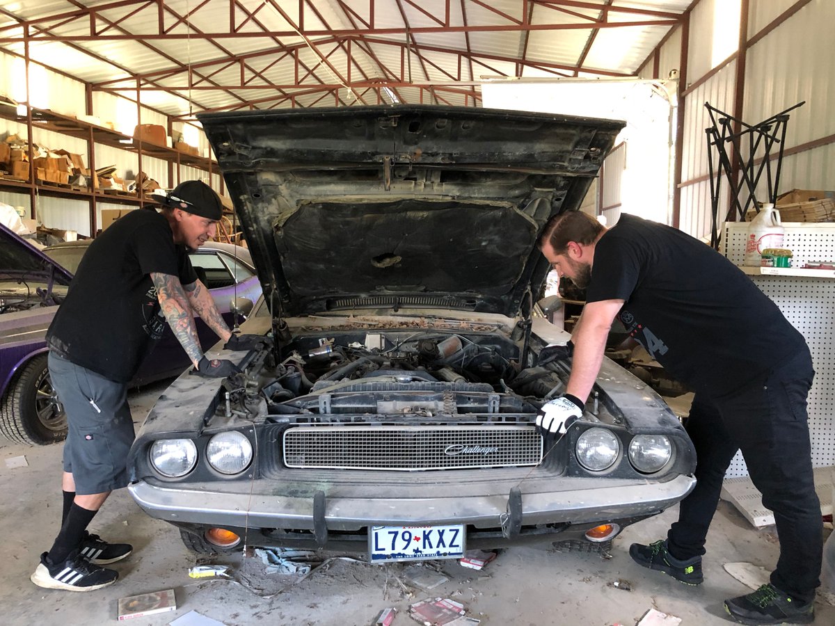 The Monkeys are along for the ride on Richard's latest barn find of three 1970 era Challengers! Follow @RRRawlings so you don't miss the video dropping on his social media only this afternoon!