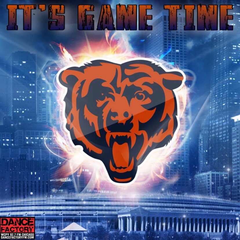 dancefactoryfm's tweet photo. It’s Game Time🏈  
Lets Go Bears!🐻⬇️

#DanceFactoryFM #ChicagoBears #DaBears #BearDown #Bears #Chicago #Football #GameDay #NFL #NFL100 #Reckless #DJ #HouseMusic #ChicagoHouseMusic #EDM #DanceFactoryRadio https://t.co/a90lNBjnKh