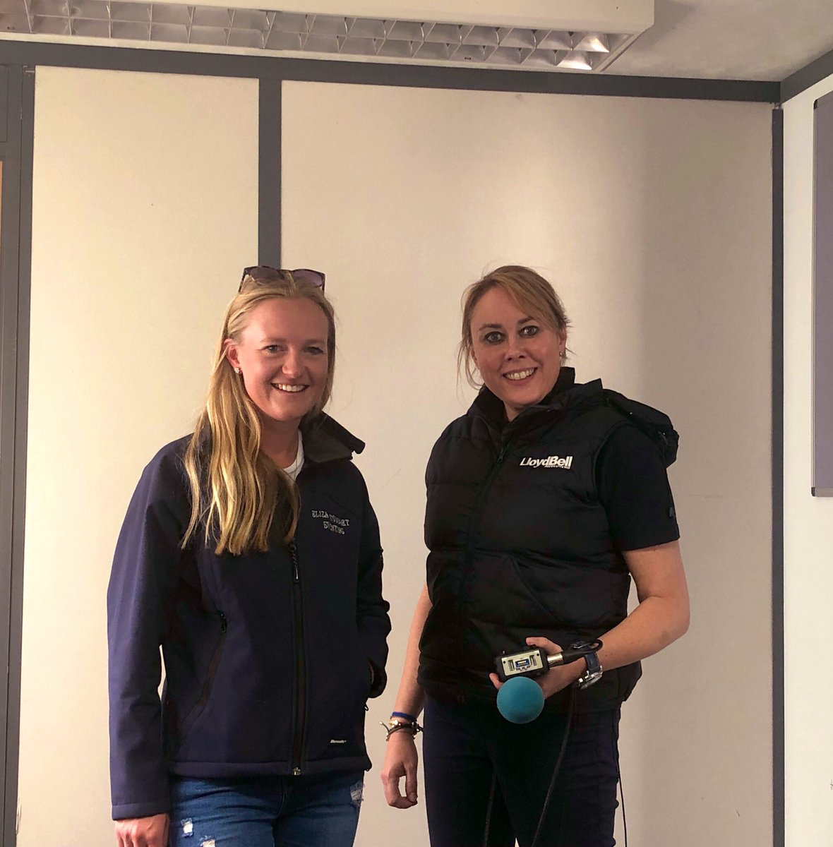 It’s her first time at @LRBHT_Official and she’s finishing day one of the dressage at the top of the leader board! A huge congratulations, <a href="/ElizaStoddart/">Eliza Stoddart</a> well deserved! Great to speak with Eliza as she found out the results. #LRBHT19