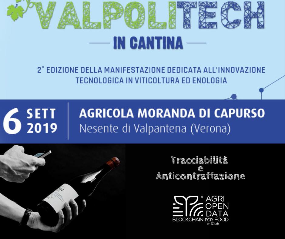 EZLab_solutions's tweet photo. 🍇🍷Valpolitech in Cantina
Domani @EzLab_Projects sarà con #AgriOpenData c/o Capurso Wine-Agricola Moranda, assieme ad altri professionisti della rete d'impresa @Cantina4punto0!
Assaporerete le nostre applicazioni #blockchain sulla Tracciabilità e Anticontraffazione #MadeInItaly https://t.co/LiKzOMQnZI