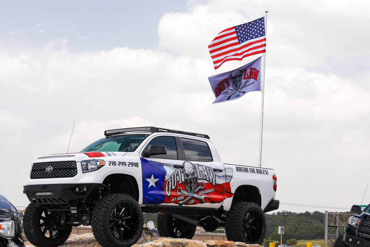 Outlaw_SATX's tweet photo. Here's to the Outlaws! The rule breakers. The folk heroes who challenge the status quo. The gear heads and the freaks who are only at home on a two lane black top. Come break the rules with us.#Customs #Lift #TruckClub #SanAntonio #Trucks #LiveFast #Explore #Outlaw #BreaktheRules https://t.co/eui8zYYEpC