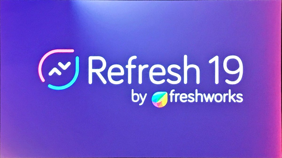 lnfrance's tweet image. It’s all about #experience and #democraticdesign here at #refresh19 today. @FreshworksInc