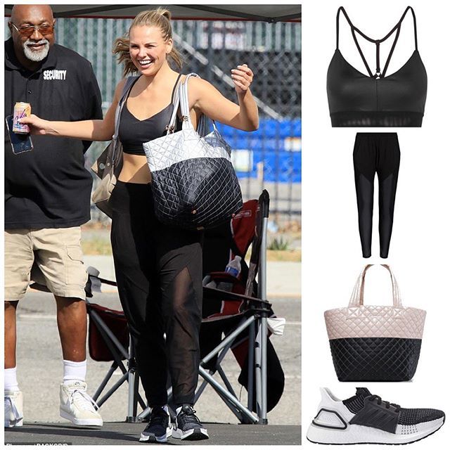 Star Style on X: Hannah Brown wearing Alo Yoga, MZ Wallace and Adidas-  Shopping links and more of Hannah's outfits at   #hannahbrown #dwts   / X