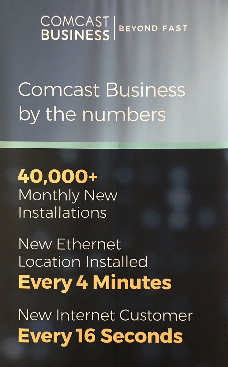 Comcast is prioritizing the sale of solutions and providing ‘Elegant Experiences’  #CBAnalyst19