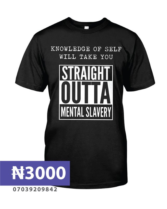 Quality 100% cotton Custom T-Shirts Now in Stock.
-------------
You can as well send in your own Text or Design.
--------------
Call or WhatsApp: 07039209842
.
#tshirts #tshirtshop #tshirtprinting #mentalslavery #Nigeria #customshirts #SayNoToXenophobiaAttacks #abujaevents