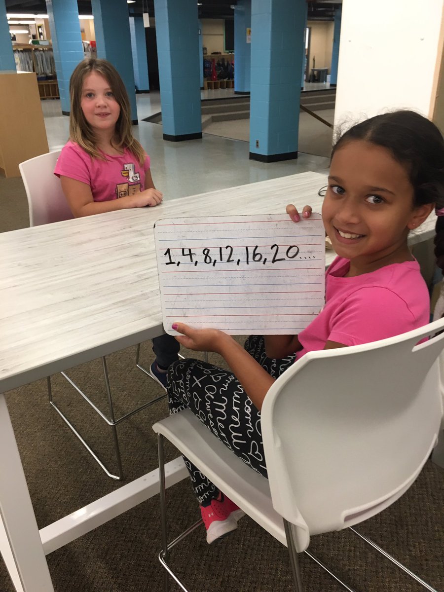 PaquinGibbons's tweet image. Creating and exploring #numberpatterns in #math today.