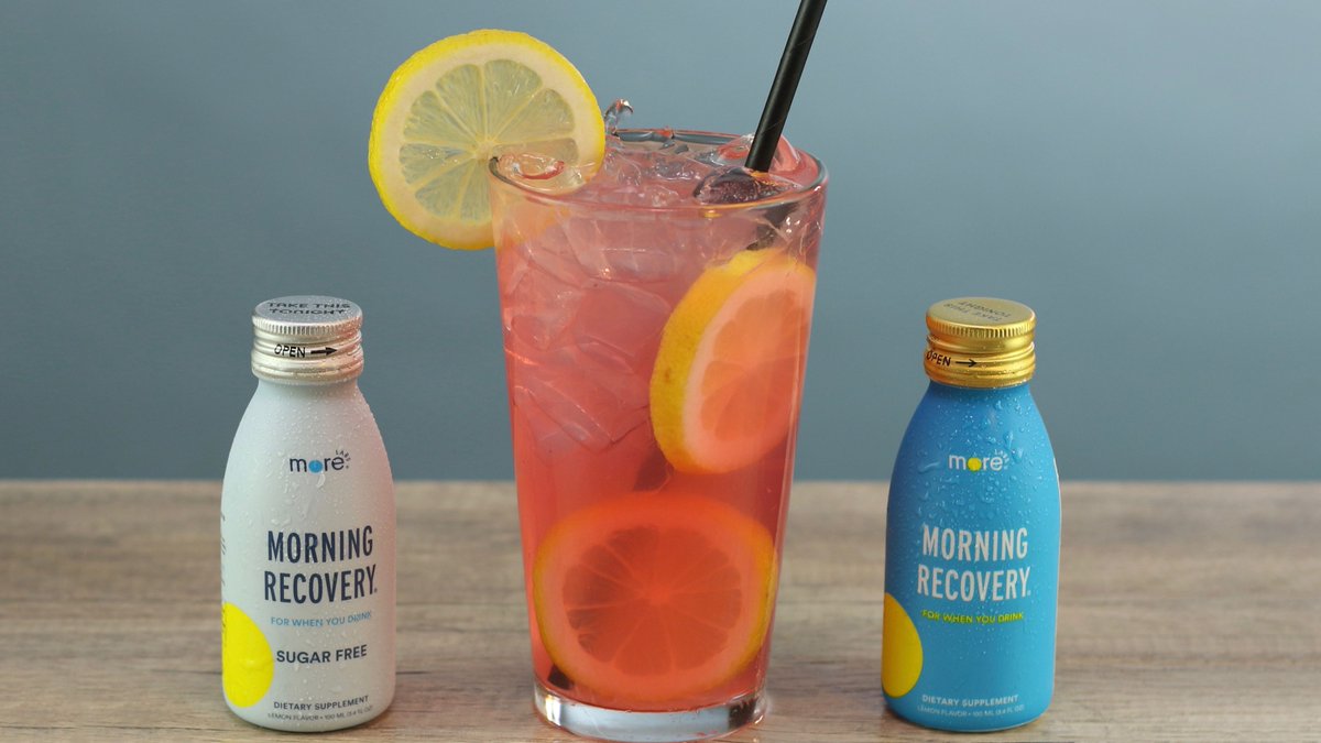 morelabs's tweet image. Meet the adios pink lemon-AID. ✌️ 🍋 Learn how to make it here: bit.ly/2LnRdFI #craftcocktails #morningrecovery