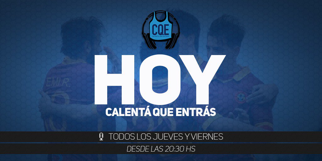 #AdelantoCQE 📢

Hoy vuelve calenta que entras de jueves! 
Toda la información de la #Serie1 y #Serie2 a partir de 20:30hs

Escuchanos a través de <a href="/tunein/">TuneIn</a>  tun.in/sfrHX  o en radio.ligamvd.com 
Te esperamos!