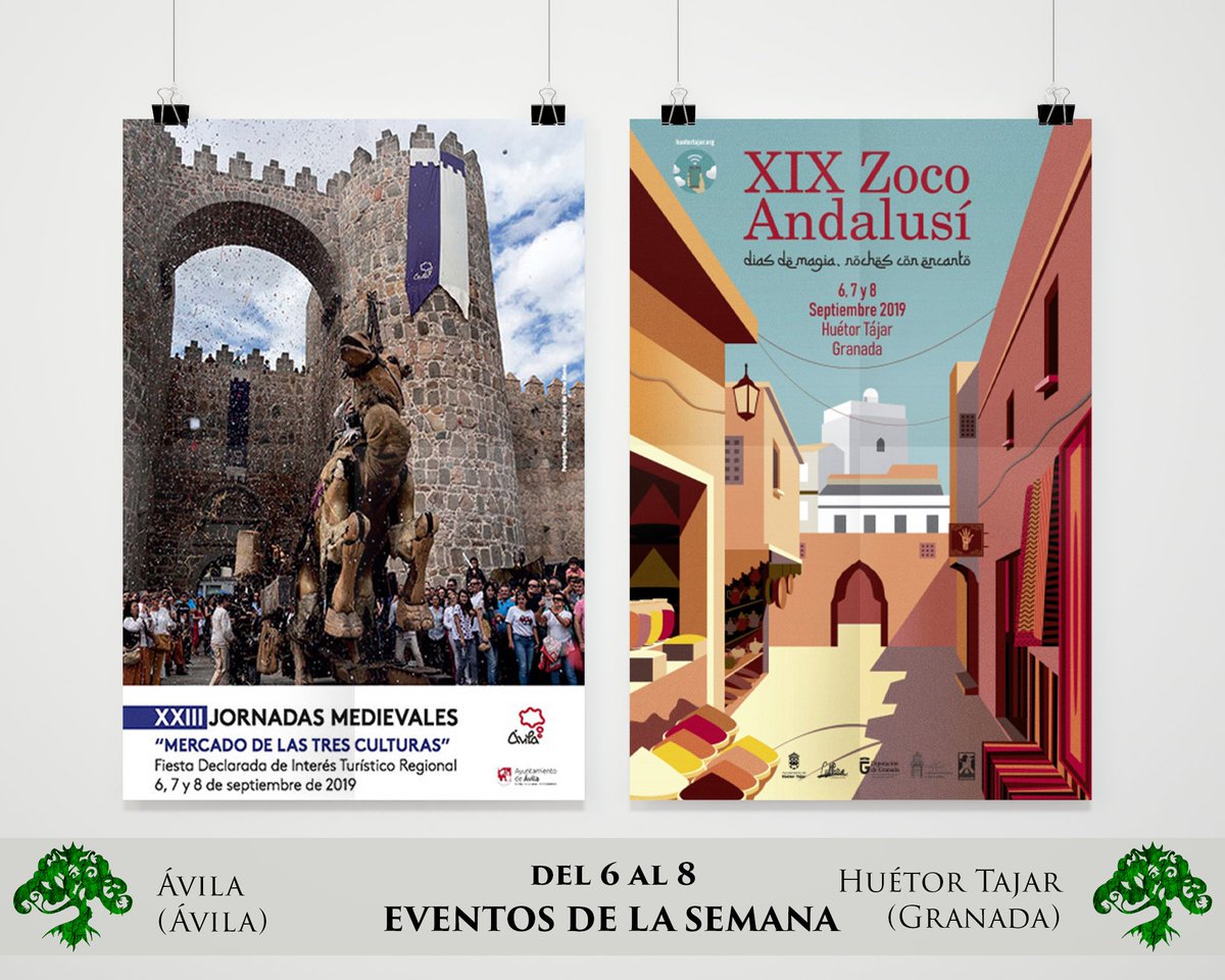 _Treefolk_'s tweet photo. ¡Comenzamos Septiembre!
⚔ La majestuosa #Ávila, y el zoco andalusí de Huétor Tajar #Granada
#treefolk #differentfolk #música #gira2019 #medieval #mercado #medievo #música #folk #árabe #huetortajar #Granada #Ávila #Avilamedieval #mercadomedievalávila #jornadasmedievalesavila https://t.co/zAzzmbxD14