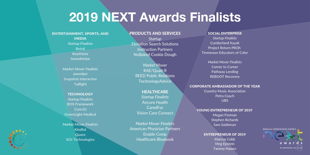 entrecenter's tweet photo. We also announced the 2019 NEXT Awards Finalists! https://t.co/a5eREhuG5l
