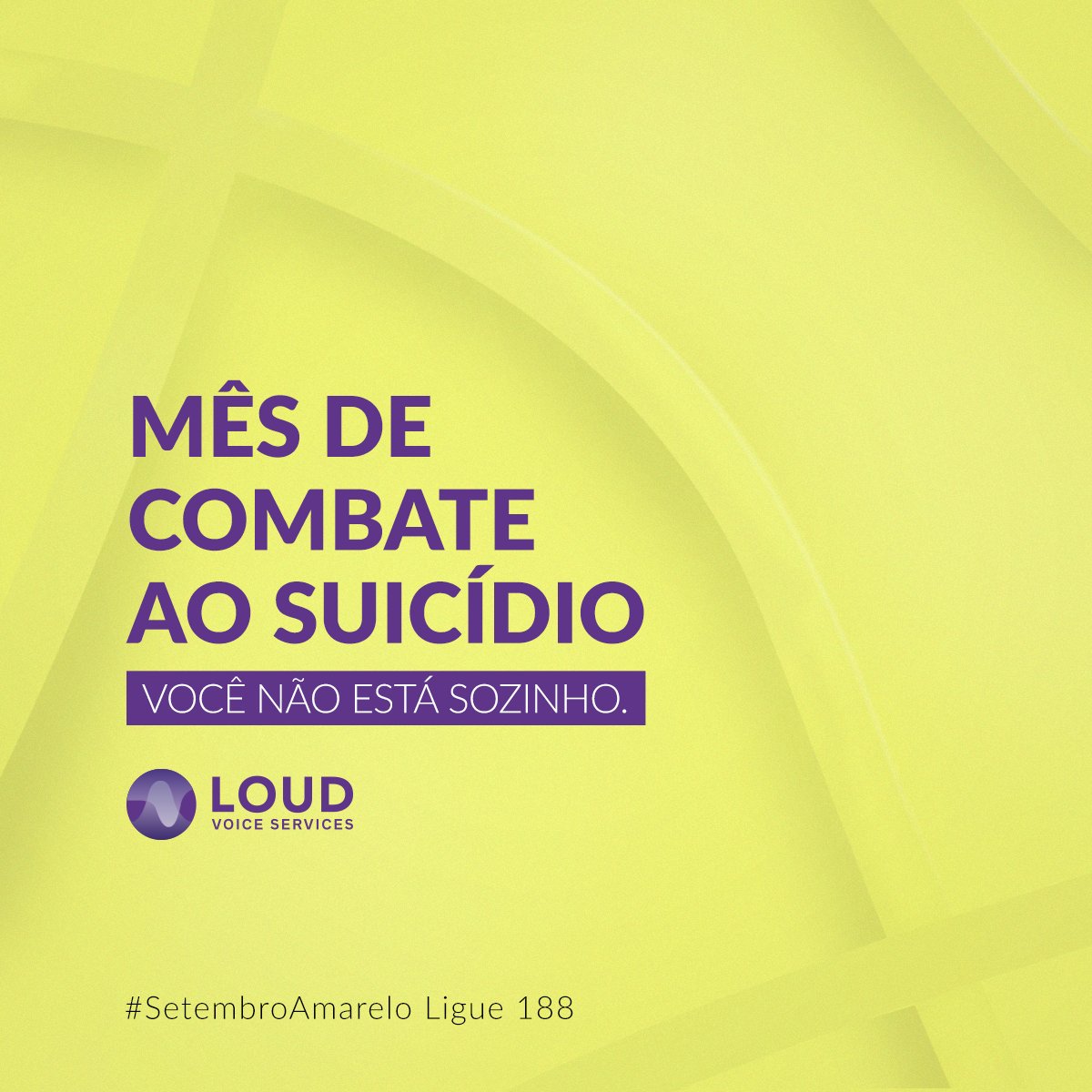 ServicesLoud's tweet photo. #SetembroAmarelo é uma campanha conscientização sobre a prevenção do suicídio.
O suicídio é um problema silencioso, pessoas podem estar sofrendo e você não faz idéia.

Busque ajuda!
Acesse: https://t.co/tls8E3DeuD ou ligue 188 https://t.co/B4EkG2Ntiq