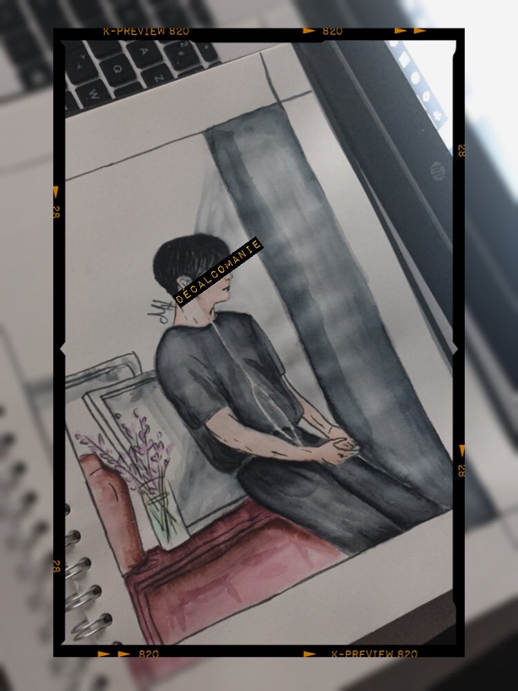 emodraw1's tweet photo. I want to paint it like you @B93421282  #BTS #btsfanart #decalcomania #JUNGKOOK https://t.co/N1yFzC9o5k