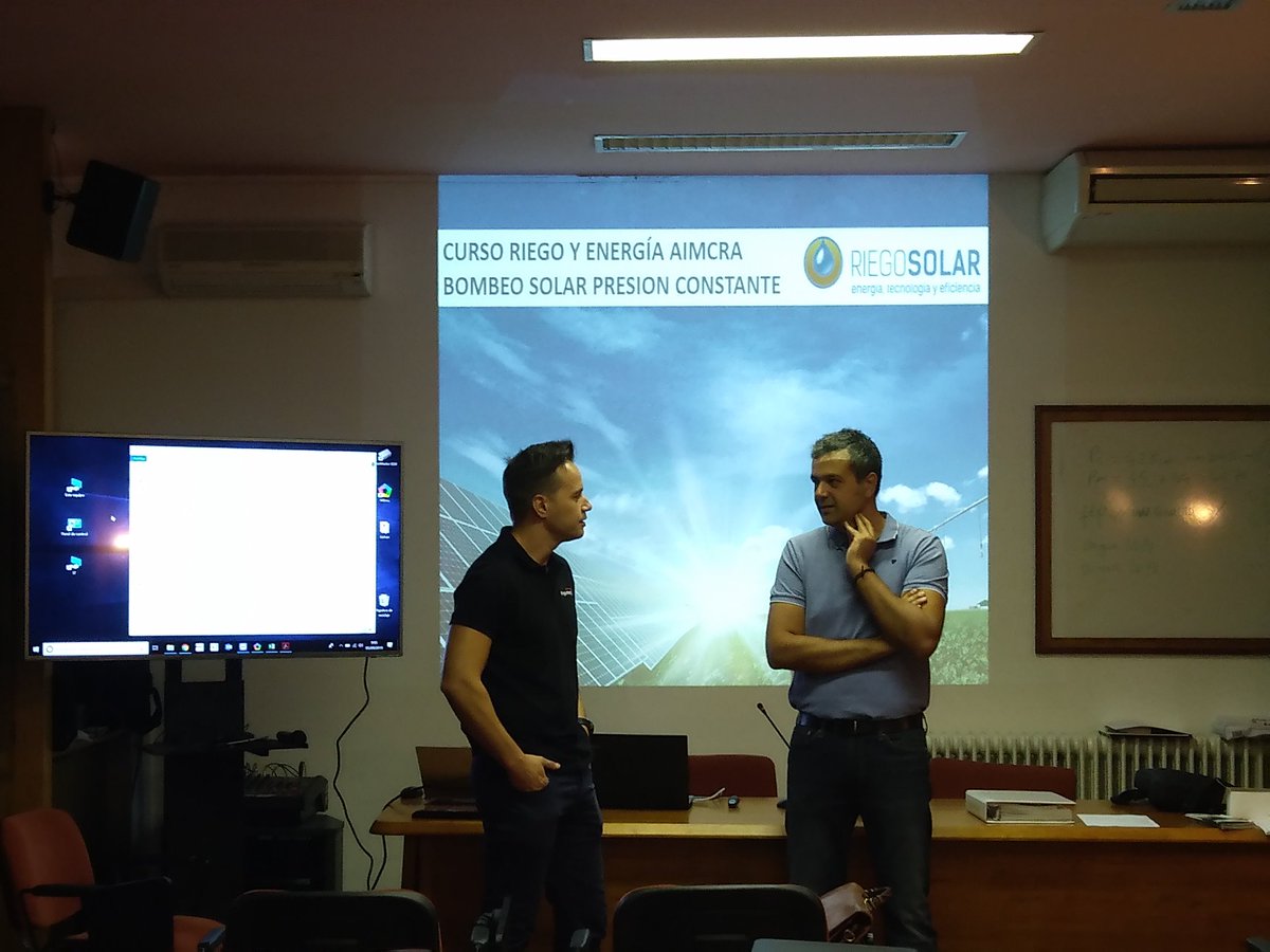 Curso en <a href="/AIMCRA/">AIMCRA</a> Bombeo Solar <a href="/riegosolar/">Riegosolar</a> <a href="/GefranINC/">Gefran Inc</a> #irecyl