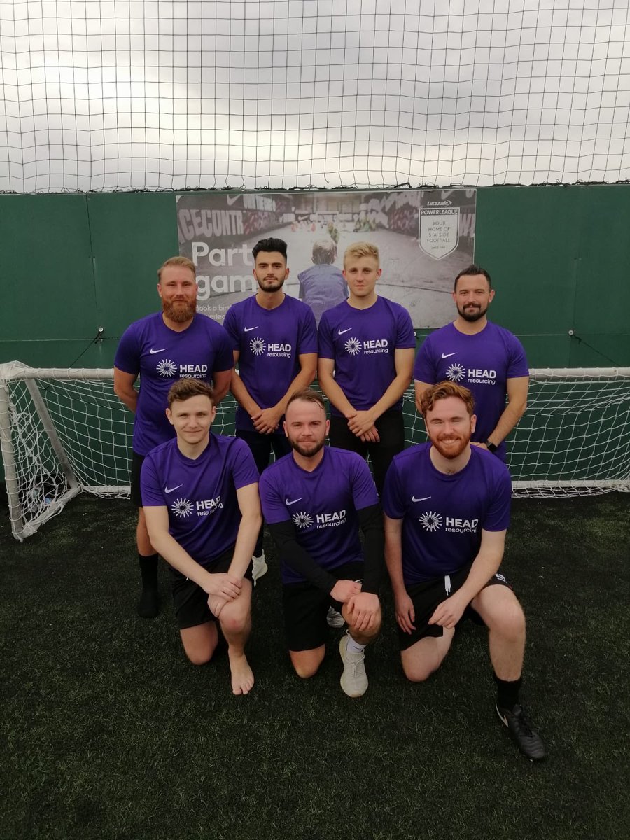DouglasAtHead's tweet photo. Class day at the Business 5s tournament. 

We managed to get the semi finals so top 4 of 22 teams which is brilliant. Record of 5 wins and 2 losses.

We have also qualified for the National finals in late September.

Mon eh @HeadResourcing 
@ContractsAtHead @PermAtHead https://t.co/QBSTwMmxn3