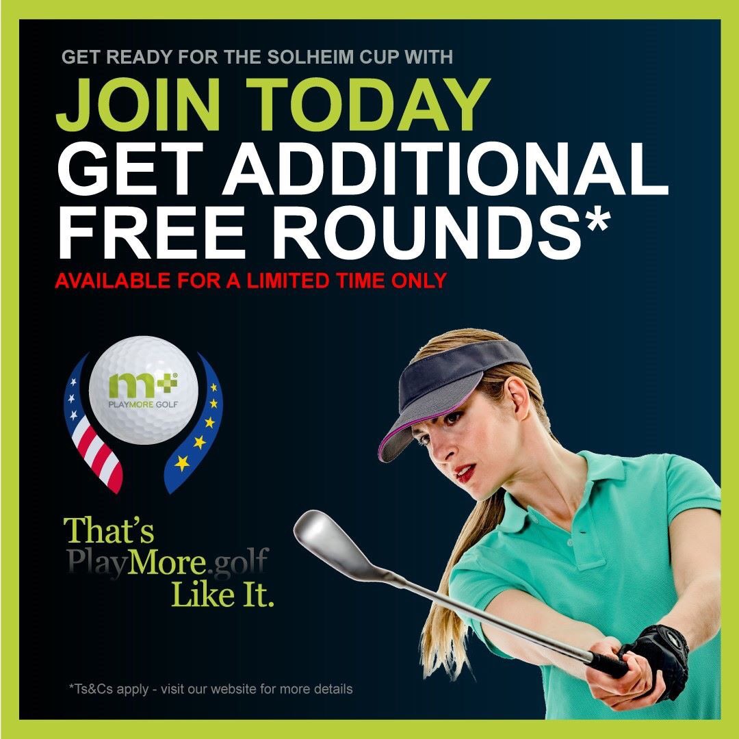 HURRY! Sign up before midnight September 16th and you will receive 16 FREE POINTS worth up to 8 rounds of golf added on to your 12-month membership.

For more information please go to offers.playmore.golf/limited-member…