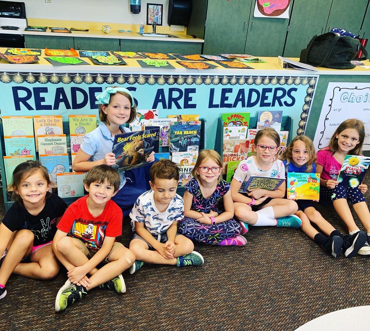 The Roots Learning Club got to be Reader Leaders this week! They loved choosing books that they thought their kindergarten friends would enjoy! #ReadersAreLeaders