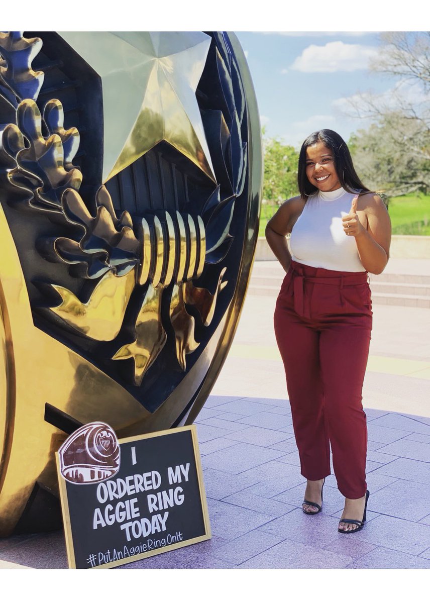 sotrendytho's tweet photo. I’m a real earner and I worked hard, thanking God. LOOK WHAT I ACCOMPLISHED 💍 #PutAnAggieRingOnIt https://t.co/eBQy2LEPod