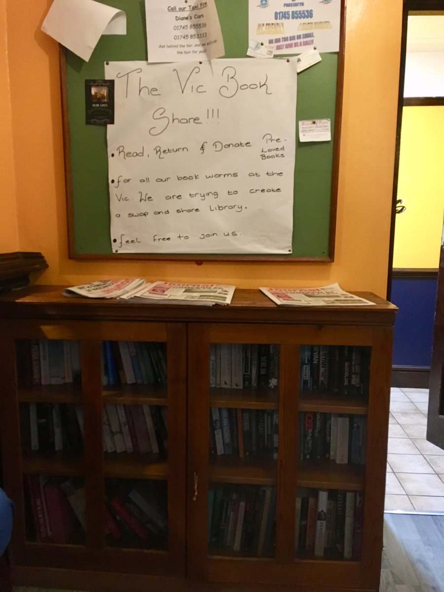 Mitchambelle's tweet image. Nice to see in #Prestatyn I miss #pubofdreams #publibrary