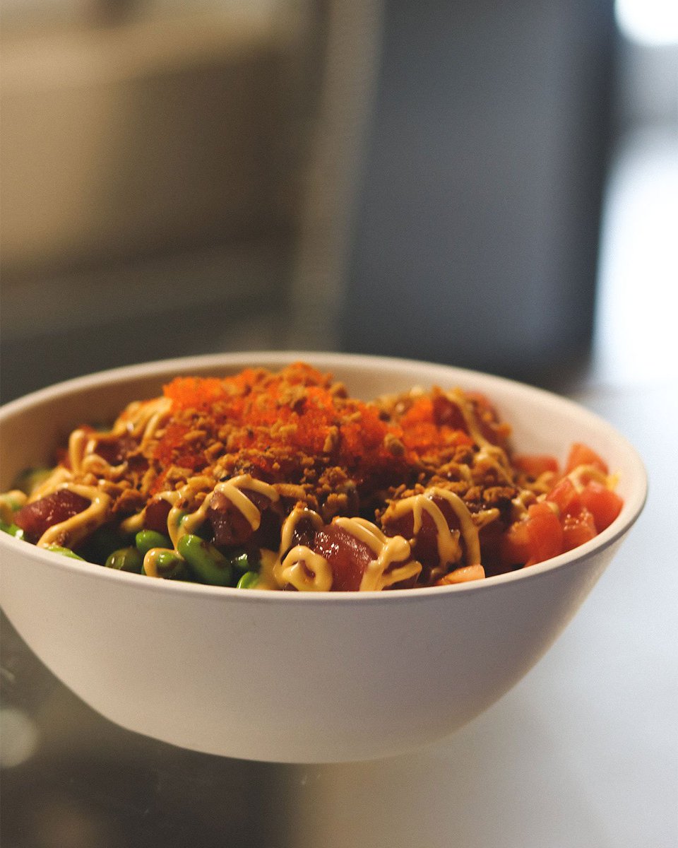 Believe it or not, Fish Bowl Poke tastes even better than it looks🤫