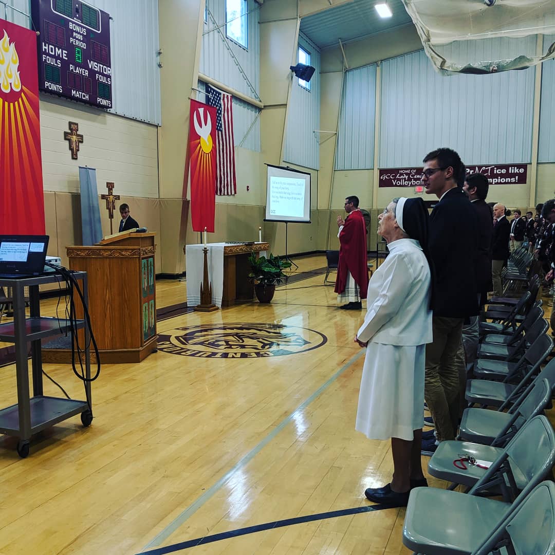 GCC_Centurions's tweet photo. Today we celebrate opening mass as a school community. #schoolpride #openingmass https://t.co/8vG87bURoF