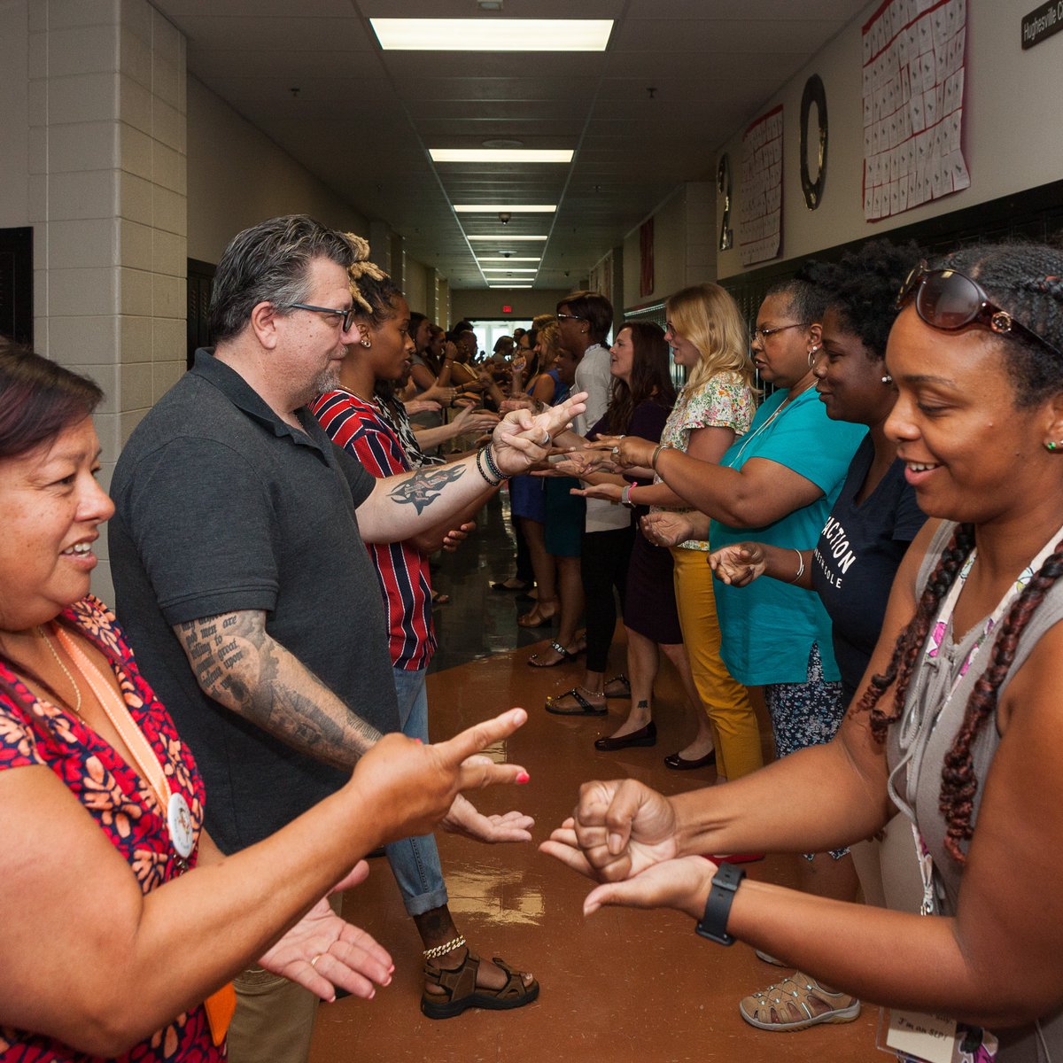 Special Education New Teacher Orientation team building activity.  We LOVE our new teachers!!!