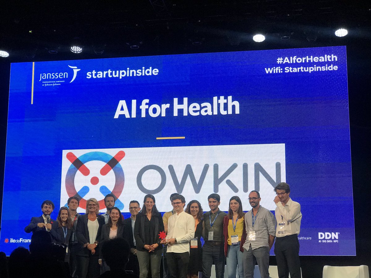 juolivier_'s tweet photo. [#AIFORHEALTH] 
——
Congratulation to @OWKINscience for their 1.5 million euros price to collaborate with @GustaveRoussy on #AI solution in #oncology ! 🙌🏻
——
#IA #eHealth #startupinside https://t.co/bvVjsRoR5c