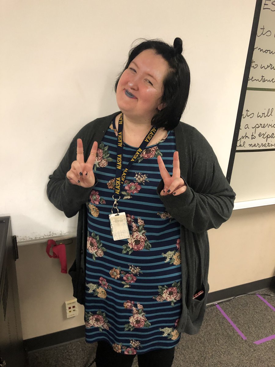 LHS English dept is out of this world 💜💛 #beatthedragons #believeinlufkin