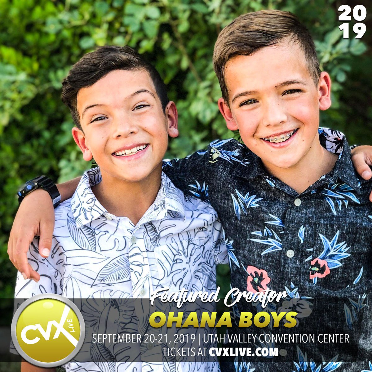 The Ohana Boys from <a href="/ohanaadventure/">The Ohana Adventure</a> are going to be saying”Aloha” at CVX Live 2019! We can’t wait! 

#cvxlive2019 #theohanaboys #cvxlive #theohanaadventure