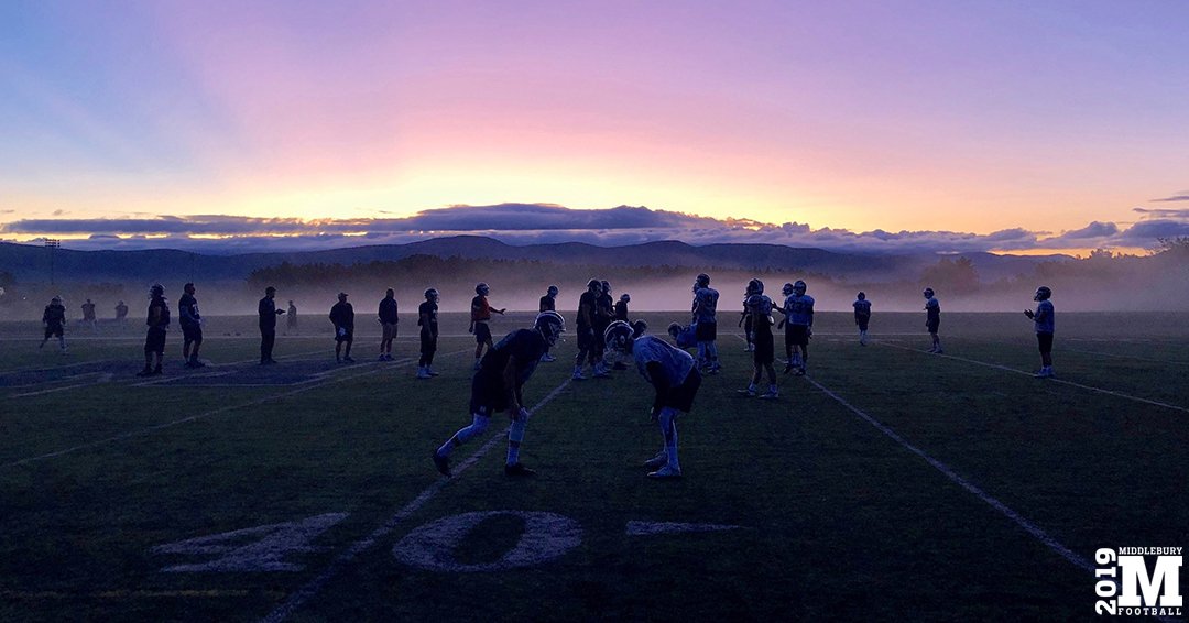 Our favorite place to watch the sunrise is in Alumni Stadium. Check out this view from practice this morning!! #PantherNation