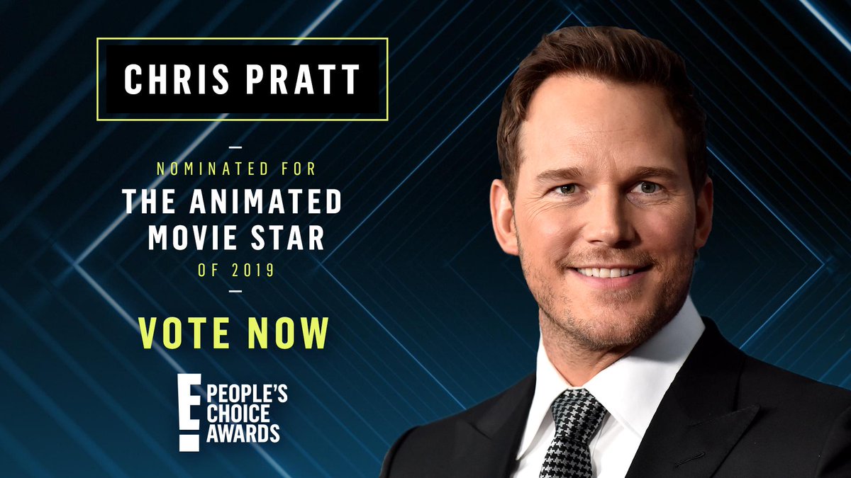 peopleschoice's tweet image. RT to vote for #ChrisPratt as #TheAnimatedMovieStar now! #PCAs