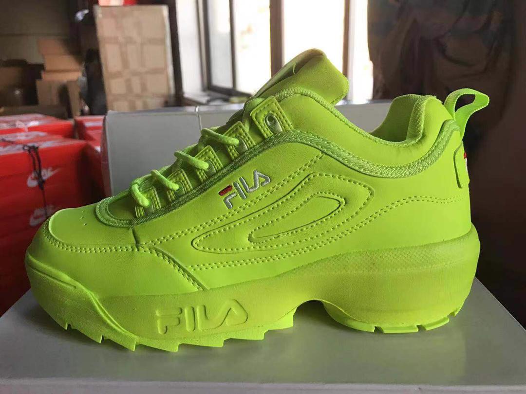green colour shoes