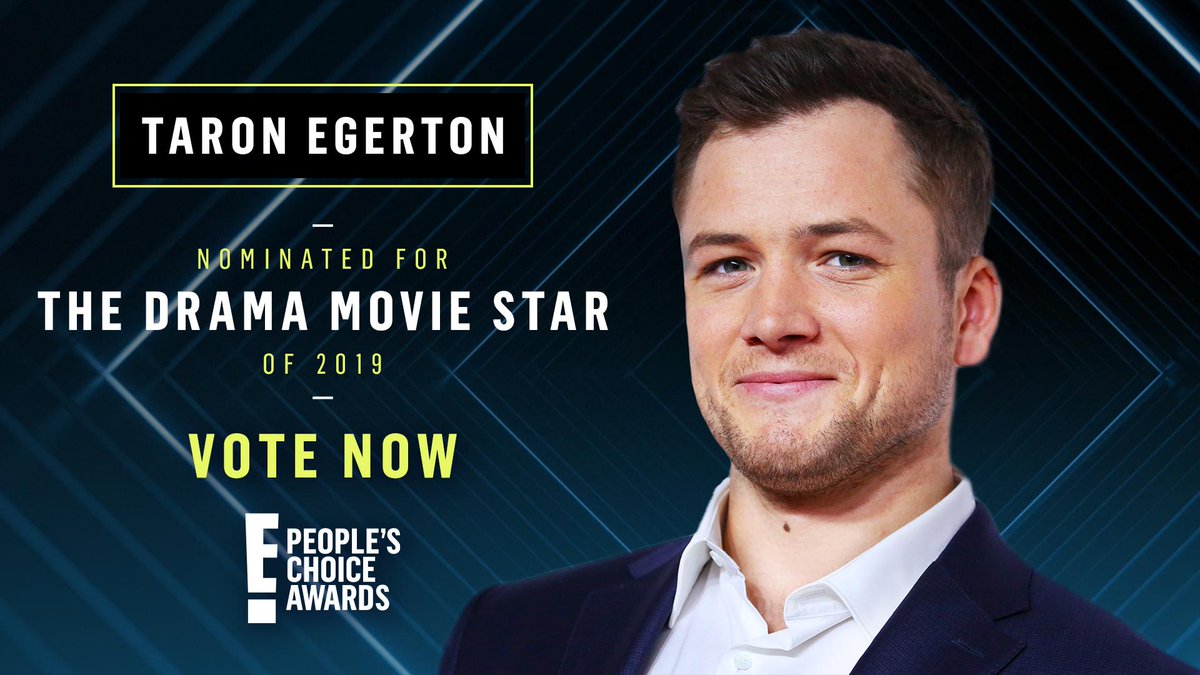 peopleschoice's tweet image. RT to vote for #TaronEgerton as #TheDramaMovieStar now! #PCAs