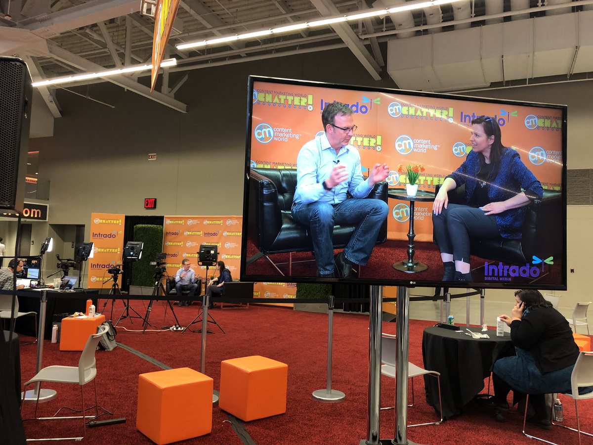 sarahldoran's tweet image. @kateo and @timwasher #cmworld2019 #techhumanist