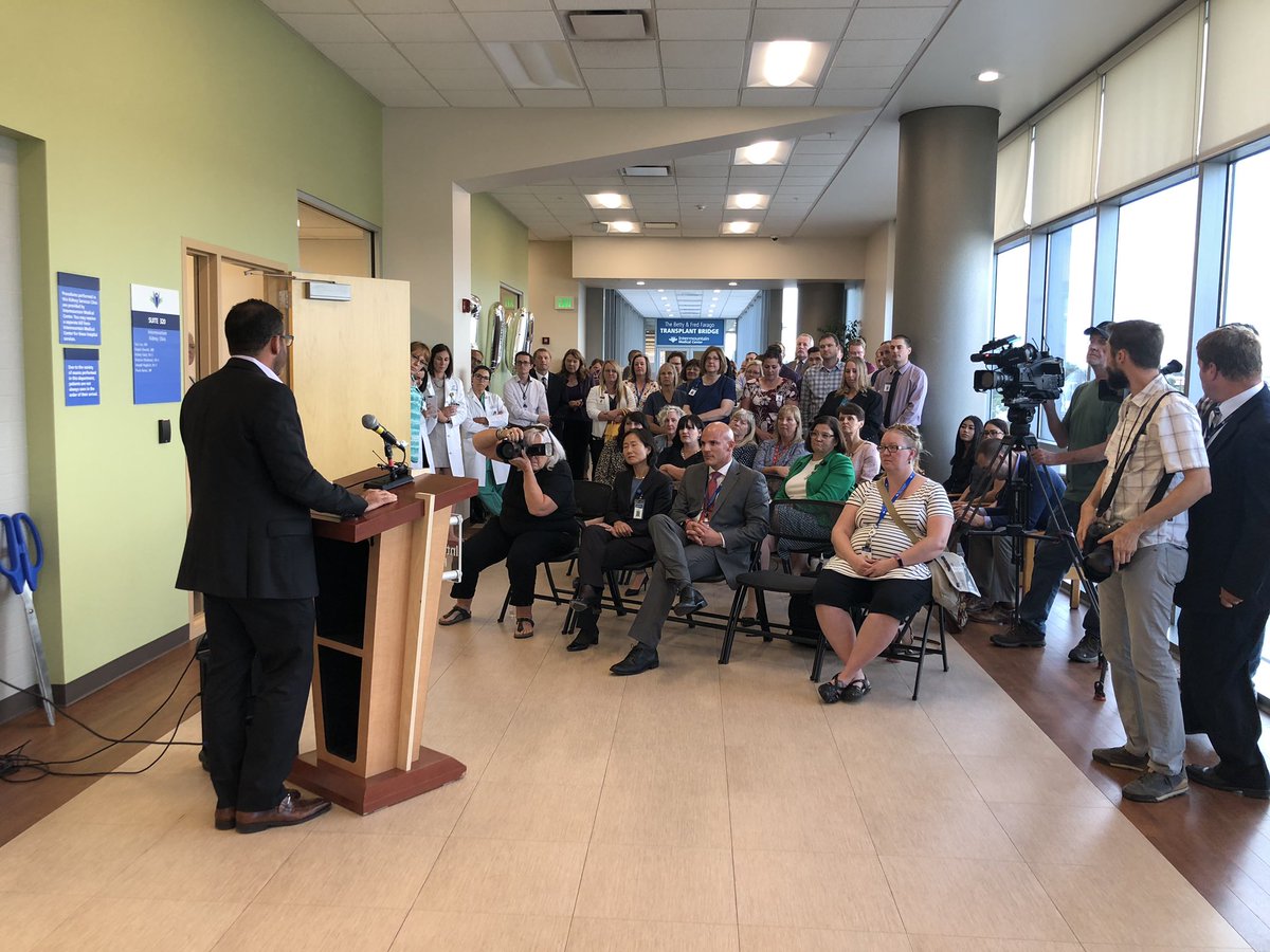 ethan_shumway's tweet photo. .@Intermountain Kidney Services announces it will shift dialysis treatments from centers or clinics to the homes of patients as much as possible, enhancing quality of life for patients. “We have the privilege of helping people be healthy,” says @MarcHarrisonMD #dialysis #kidney https://t.co/906npi976h