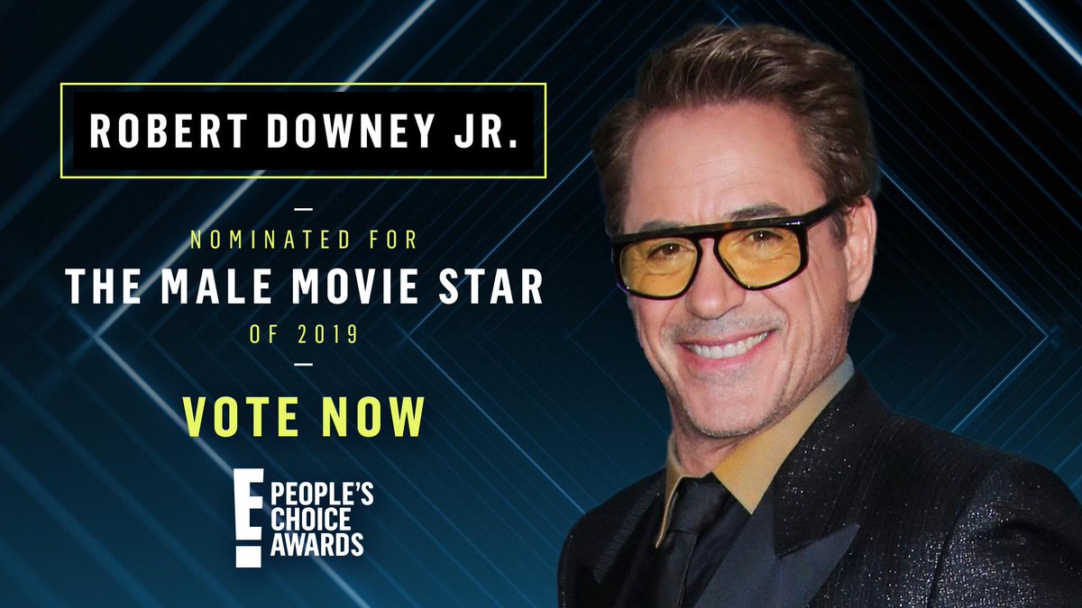 RT to vote for #RobertDowneyJr as #TheMaleMovieStar now! #PCAs