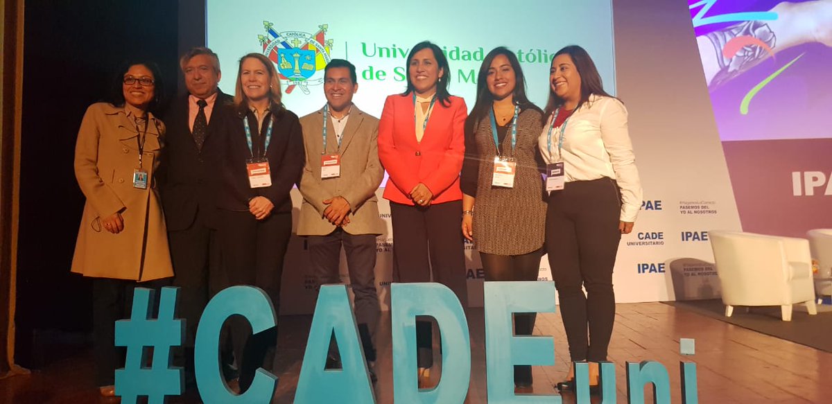 MineduPeru's tweet photo. @FlorPabloMedina Ministra @FlorPabloMedina: "Tenemos que pensar cómo hacemos de esa universidad pública o privada, una universidad de calidad donde no solo pensemos en el lado académico, sino en el lado ciudadano que tiene como base el bienestar de las personas". #CADEUniv https://t.co/oy6Aov3BzY