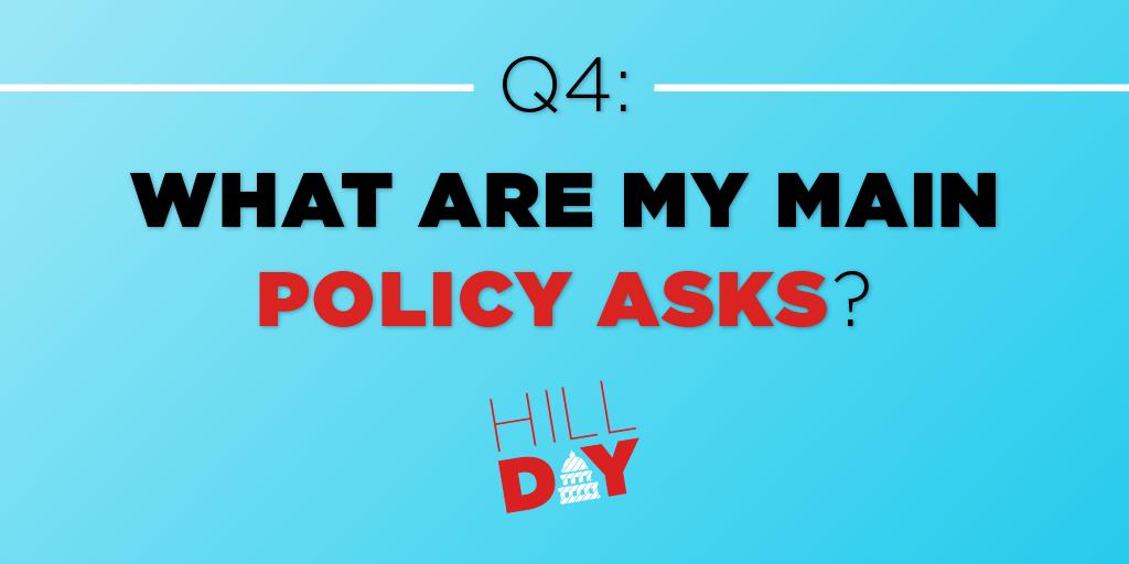 NationalCouncil's tweet photo. Q4: What are my main policy asks? #HillDay19 https://t.co/hajXoJSTqf