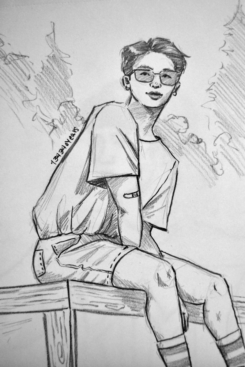 20190620 / day 171camp counselor Kim Namjoon  #btsfanart @BTS_twt