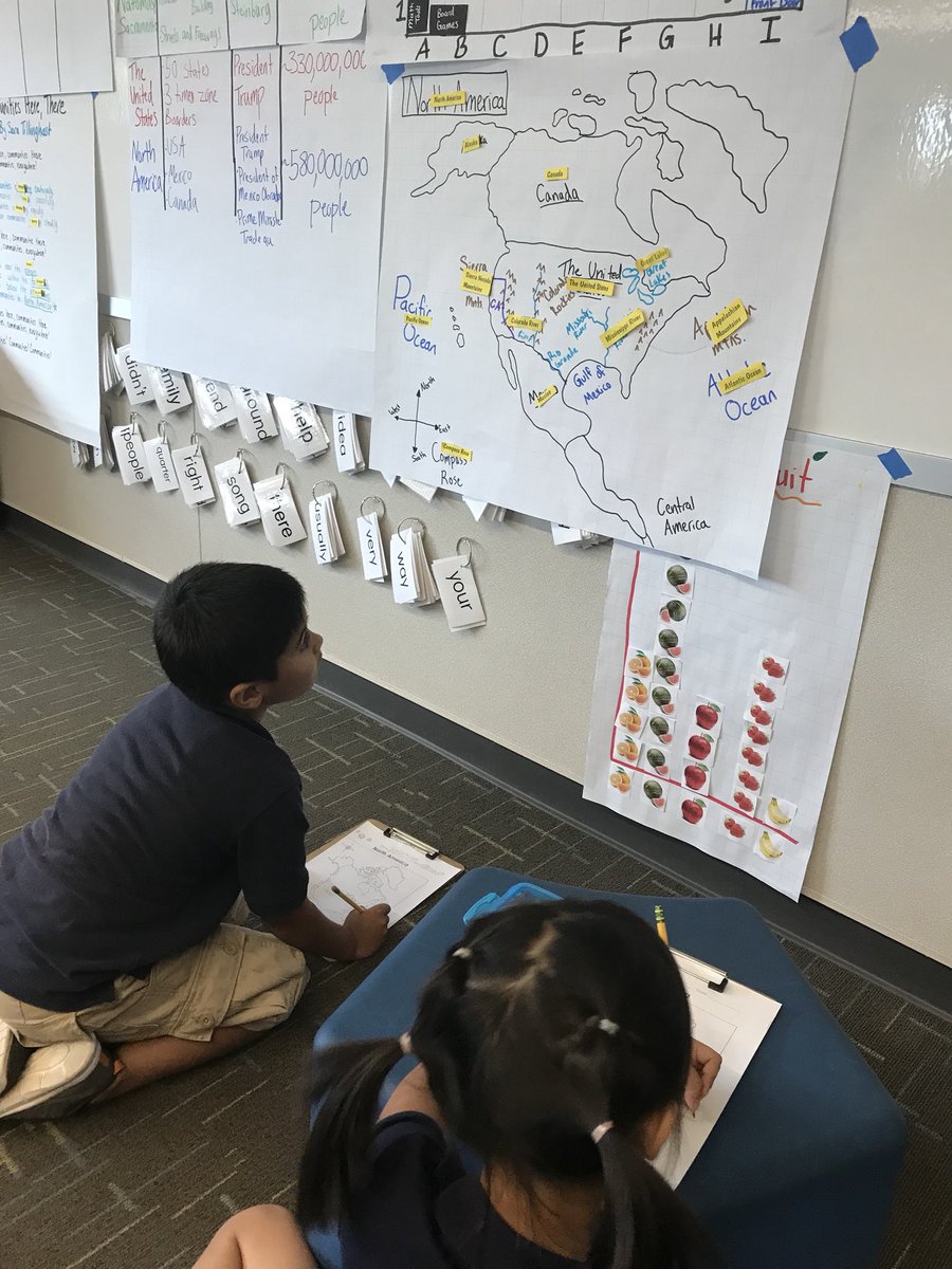 MrsPoolesClass_'s tweet photo. These explorers are rocking their map skills by studying North America #wcsglobalperspective #WCSJoyfulLearning https://t.co/ySpwWapODz