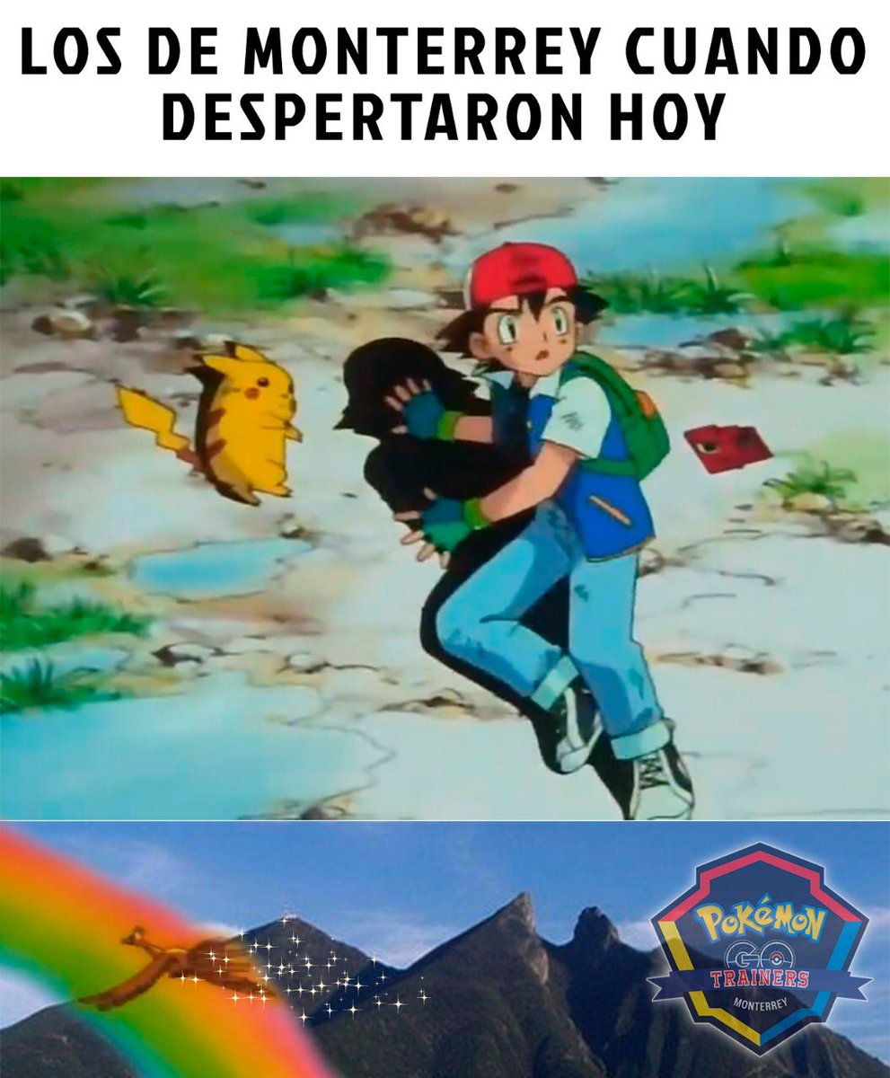 poketrainersmty's tweet photo. La raza de Monterrey después de la tormenta ⛱⛈

Excelente jueves donde sea que se encuentren, a darle racita 👍 https://t.co/RClgq4oFgZ