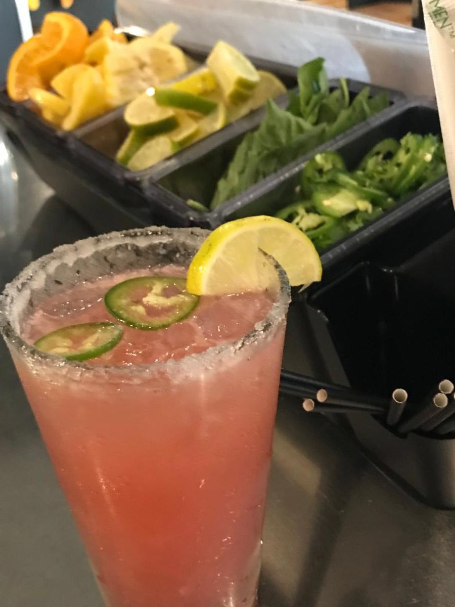 Blackberry Jalapeño. Still life. Your patio sit requires this. #margaritas